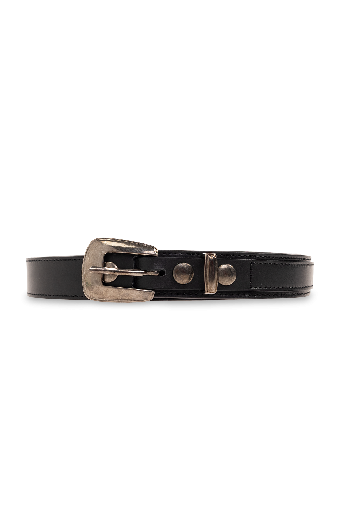Black Leather belt Lemaire - SchaferandweinerShops Nicaragua